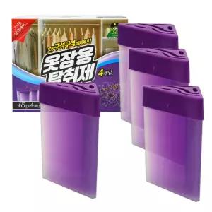 산도깨비129 옷장구석용 탈취제 4개입 라벤다향