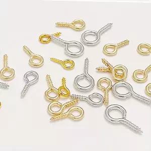 DIY부자재 원형고리 나사핀 부자재 DIY 연결고리 나사못 100개입