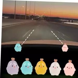차선 병아리 차폭감 인형 스티커 주행 연습 변경 초보운전 안전 라인 야광 좁은길 충돌 방지 거리감