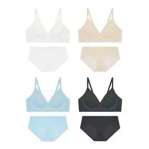 CODES COMBINE INNERWEAR 초경량 윈드메쉬 심리스 브라 팬티 세트_4Colors 2336619