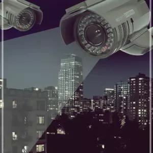 이시아르 모형 감시 카메라 CCTV 블랙
