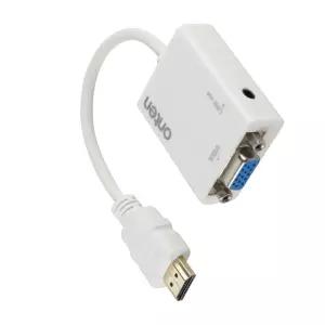 HDMI to VGA 변환기 컨버터 / 1080P FHD 영상 오디오 지원