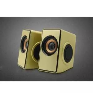스피커 2채널 스마트폰 2 USB전원3W 멀티 x Coms 골드