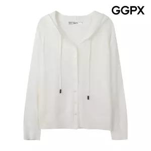 GGPX 버튼업 썸머 후드 니트 가디건 GQ4KG013F