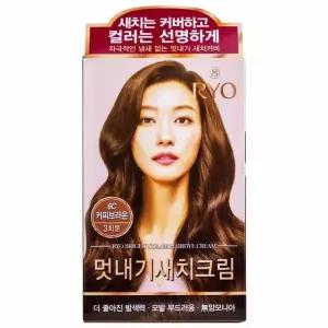 려 3회분 멋내기 새치염색 염색약 새치크림 우아채 6C-커피브라운