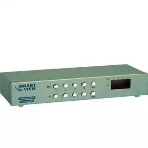 VGA RGB 모니터 분배기 4대4 매트릭스 스위치 1U 오디오 스테레오