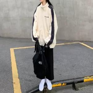 양털 집업 초봄 양털코트 양털집업 점퍼 W43766 오버핏 간절기 소매선