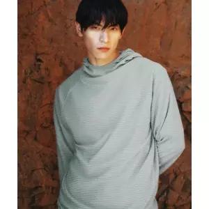 SPAO 와플 후드 바라클라바 긴팔티 SPFWG4TC10