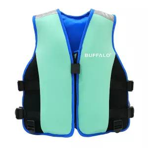 BUFFALO 네오프렌 어린이 아동 구명조끼 민트 1P 어린이구명조끼 부력보조복 튜브 물놀이용품 보트