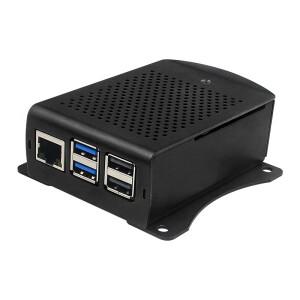 라즈베리 파이 5 금속 케이스 알루미늄 합금 쉘 옵션 조정 가능한 PWN 냉각 팬 구리 방열판
