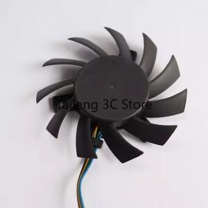 Everflow T127010BU 12V 0.45A 7CM 온도 제어 프레임리스 그래픽 카드 팬용 새 쿨러