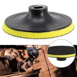5 인치 125mm 후크 및 루프 버핑 패드 로터리 백킹 M10/M14 드릴 어댑터 앵글 그라인더 자체 접착 연마