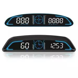 SinoTrack 자동차 범용 디지털 GPS 속도계 헤드업 디스플레이 5.5인치 대형 LCD HUD (MPH 과속/졸음 운전