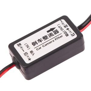 백업 자동차 카메라 필터용 캐패시터 커넥터, 후면보기 정류기, 12V DC 전원 릴레이