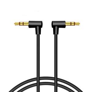 90 도 3.5mm TRS/TRRS 오디오 케이블, 스테레오 ~ 직각 AUX 코드, 헤드폰 MP3 스마트폰 태블릿 자동차 스
