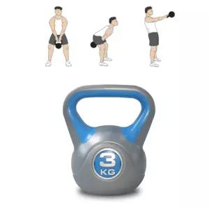 일반 여성 웨이트 초급자용 3kg 케틀벨/케틀밸/3키로/캐틀벨/운동/지구력/근력/유산소/편안한/그립감