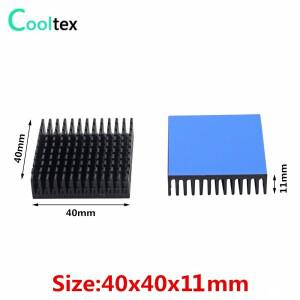 7모델 알루미늄 방열판 라디에이터 열 전도성 테이프가있는 전자 칩 IC LED 컴퓨터 용 냉각