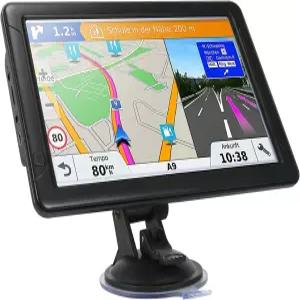 차량용 GPS 내비게이션 최신 2026 지도 9인치 터치스크린 음성 방향 안내 지원 속도 및 적색등 경고 사전
