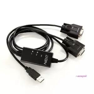 USBtoRS232 시리얼 통신 포스 2포트 케이블 변환tuv750
