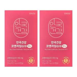 안국건강 코엔자임Q10 미니 300mg 60캡슐 2개 /wb