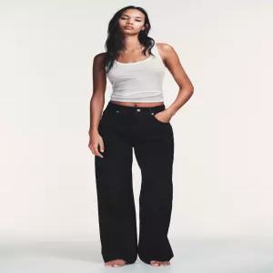 ZARA JEANS TRF WIDE LEG 하이웨이스트 - 블랙 5575/229/800