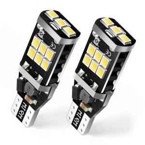 iFunyLED 912 921 백업 후진등용 LED 전구, 2835 15-SMD 칩셋, 오류 없음, 300% 초고휘도, 906 922 W16W T15 조명 - (2개입, 화이트)