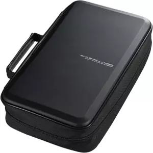 SANWA 104 용량 CD 케이스 대형 슬리브 휴대용 DVD VCD 보관함 지퍼백 손잡이가 달린 EVA 보호 블루레이