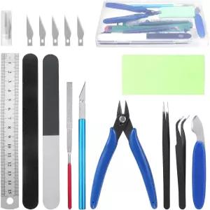 피피 11PCS 모델 키트 도구 건담 툴 기본 조립·제작·수리를 위한 취미용 빌딩