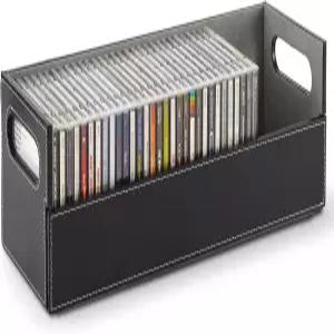 가정용 CD 보관함 영화 케이스용 정리함 DVD 카세트 테이프 진열대 홀더는 최대 40장의 보관할 수 있으며