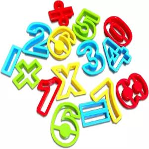 리모불 숫자 도우 커터 키트 다양한 색상