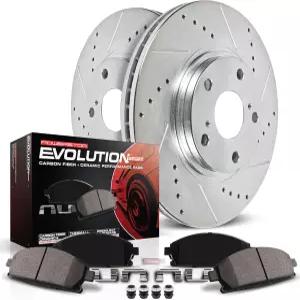 PowerStop Z23 고성능 브레이크 패드 및 로터 키트 리어 K1440 쉐보레 임팔라 뷰익 라크로스 몬테카를로