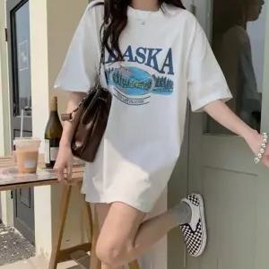 [하프클럽/]반팔티 루즈핏 알래스카 티셔츠 2컬러