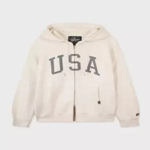 후아유 남여공용 USA 오버핏 후드집업 WHMZG2291U