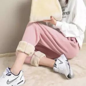 [하프클럽/]여성 기모 밴딩 바지 겨울 방한 트레이닝 홈웨어 파자마 팬츠