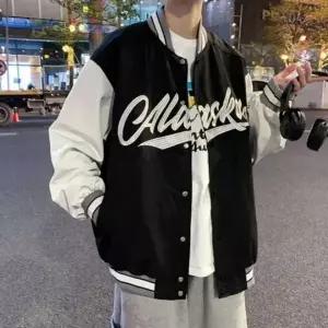 [하프클럽/]바시티 자켓 항공 점퍼 남성 오버핏 야구 잠바 간절기 과잠