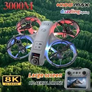 신형 K100 MAX GPS 드론 8K 카메라 대형 화면 광학 흐름 HD 듀얼 장애물 회피 선물 사진 촬영 쿼드콥터