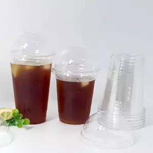 투명컵 아이스 커피컵 과일 뚜껑컵 세트 480ml 10P세트 투명컵 페트컵 커피컵