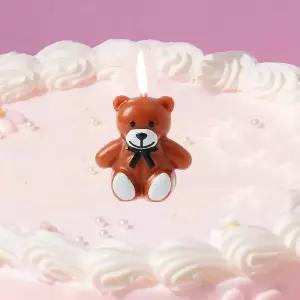 곰돌이 캐릭터 이벤트초 생일 파티 케이크초 캔들 5P