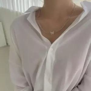 GGD 써지컬스틸 초커 목걸이 나비 큐빅 심플리