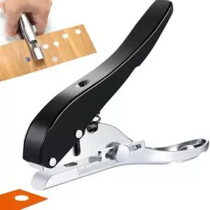 파워 1공 펀칭기 종이 펀치 수동 타공기 3~10mm 6size 문서 서류 벨트 뚫기