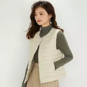 여자 6컬러 오리털 내장재 퀄리티 굿 경량 패딩조끼