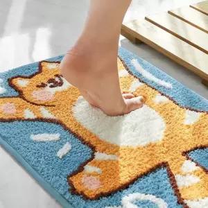 인테리어 극세사 다용도 고양이 발매트 2color 발매트