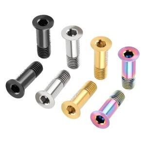 2PCS 후면 변속기 풀리 M5 나사 MTB 도로 자전거 조키 휠 티타늄 합금 볼트 액세서리 텐션