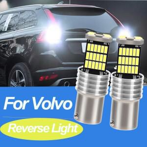 2pcs LED 백업 라이트 Blub 역방향 램프 P21W 7506 BA15S Canbus For Volvo C30 C70 S40 S60 S70 S80 V40 V
