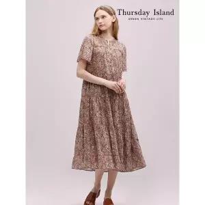 써스데이아일랜드 Thursday Island 레이스 믹스 유니크 원피스 T244MOP253W