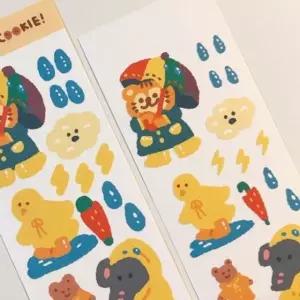 레이니데이 씰스티커 쿠킹쿠키 젤리크루