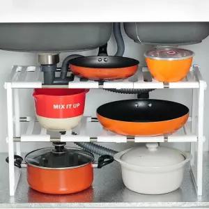 주방선반 주방 싱크대 싱크인 하부 정리 2단 RD-11706