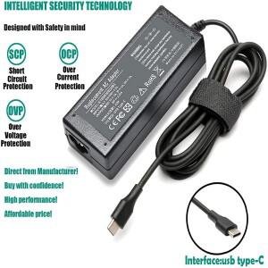 USB-C 노트북 충전기, 레노버 요가 C940 S730 720 720-13IKB 730-13ikb 910 920 13 크롬북 C330