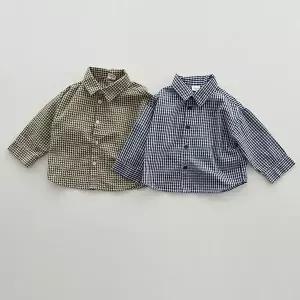 체크셔츠 26 가을 유아동 키즈 어린이 주니어 셔츠 남방