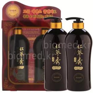 소망 홍삼수 샴푸 뉴골든 청정 두피클렌저 730ml 2개